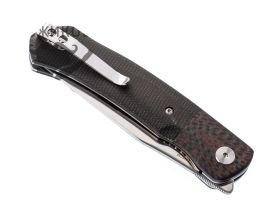 Складной нож QSP Gannet, сталь 154CM, рукоять микарта, вставка карбон