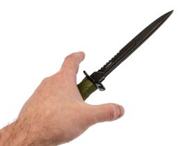 Тактический нож Mr.Blade Leshiy serrated blackwash, сталь AUS-8, рукоять OD Green Elastron