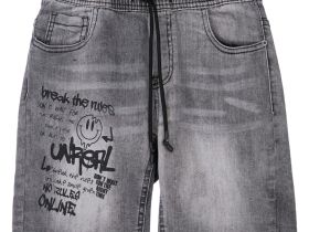 Шорты текстильные джинсовые для мальчиков