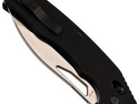 Складной нож Obertech ns-01 Drop point satin, сталь VG-10, рукоять G10, черный