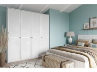 Распашной шкаф Монмарт 4-200x240 Белый