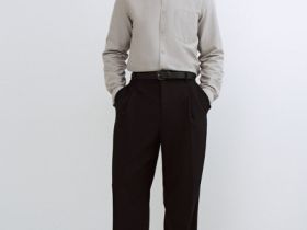 Рубашка из ткани оксфорд, Коричневый