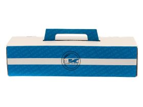 Цельнометаллический нож Пиранья, сталь VG-10, рукоять черная G10