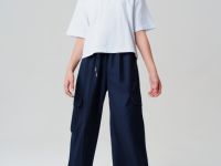 Брюки текстильные для девочек