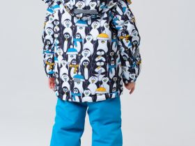 Комплект текстильный с полиуретановым покрытием для мальчиков: куртка, полукомбинезон