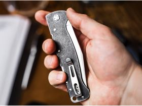 Складной нож Boker Atlas Big, сталь 12С27, рукоять нержавеющая сталь