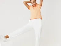 Женское поло Lacoste Slim Fit из эластичного хлопка