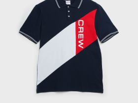 Джемпер трикотажный с воротником поло для мужчин