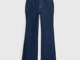 Джинсы Bootcut с высокой посадкой, Синий