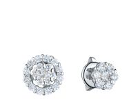 Пусеты из белого золота э4712пс12199160