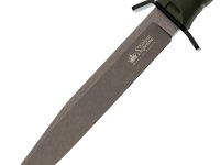 Тактический нож Kizlyar Supreme Vector Olive, сталь 420HC TW, рукоять кратон, хаки