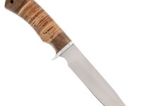 Туристический нож Осетр, сталь 95Х18, рукоять береста