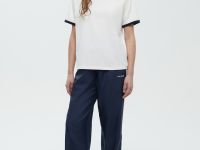 Футболка с контрастной отделкой