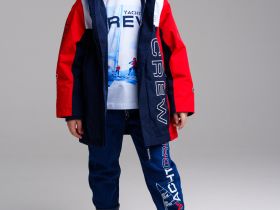 Куртка текстильная с полиуретановым покрытием для мальчиков (ветровка)