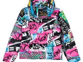 Куртка текстильная с полиуретановым покрытием для девочек