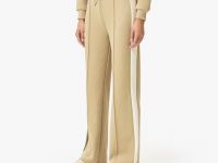 Женские хлопковые спортивные брюки Lacoste OVERSIZE FIT