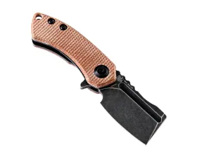 Складной нож Kansept Mini Korvid, сталь 154CM, рукоять микарта, коричневый