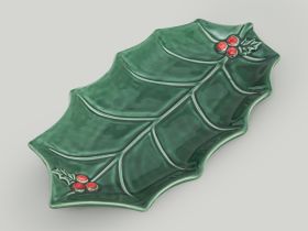 Блюдо Зеленый лист/Foglia Verde III