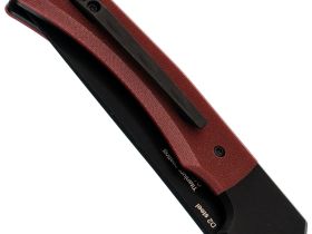 Складной автоматический нож Viking Nordway KA221-2, сталь D2, рукоять G10, красный