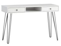 Письменный стол Крейн-1 120x50 Белый/Черный
