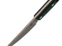 Нож Barmaley Knives Буратино, сталь AUS-10Co, рукоять Микарта, зеленый