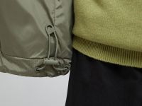 Стеганый пуховик с натуральным пухом