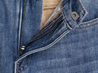 Утеплённые джинсы для девочек, Синий