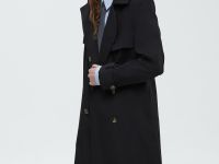 Двубортный тренч с поясом