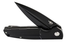 Складной нож Bestech Fin Black, сталь 14C28N, G10 Black