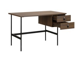 Письменный стол Хейден 120x60 Древесный темный/Черный