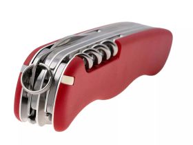 Нож перочинный Victorinox Outrider 0.8513, сталь X50CrMoV15, рукоять нейлон, красный