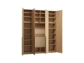 Распашной шкаф Кимбол 4.1-240x300 Дуб Барбера