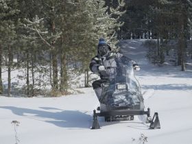 Мини-снегоход БУРЛАК-М Егерь Экспедитор 15 л.с.