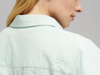 Рубашка из жатой ткани в клетку