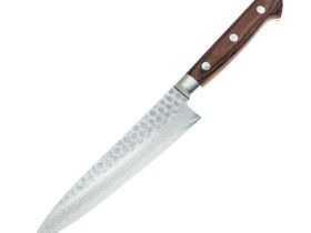 Нож Шефа 180 мм, Sakai Takayuki, сталь VG-10 Damascus 17 слоев, рукоять Pakkawood