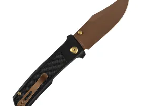 Складной нож Tenable Bison, сталь Nitro-V, рукоять алюминий, черный