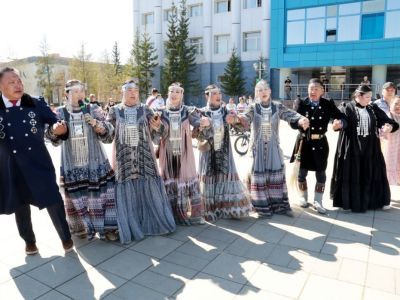 В Мирном впервые прошел День осуохая