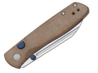 Складной нож Kizer Renissance, сталь N690, рукоять микарта, коричневый
