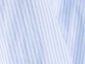 Асимметричная рубашка из хлопка, Голубой