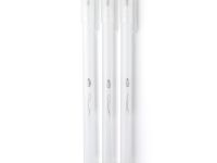 Набор ручек гелевых "Сонет", 3 шт ,0,6 мм, 0,8 мм и 1мм , белые