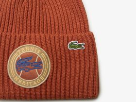 Вязаная шапка Lacoste
