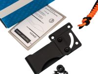 Нож Нессмук, сталь VG10, рукоять оранжевая G10