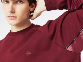 Мужской свитшот Lacoste с круглым вырезом