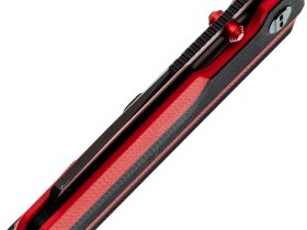 Нож Bestech Tardis сталь D2, рукоять G10 черно-красная BG54E