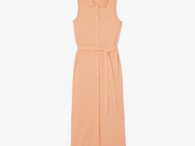 Женское платье-поло Lacoste с поясом