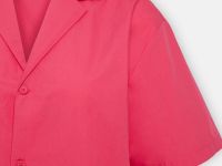 Блузка из хлопка с коротким рукавом