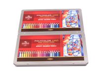 Набор карандашей цветных Koh-I-Noor "Polycolor 3828" 144 цв., заточен., 2 металл. пенала