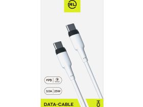 Кабель Red Line USB-C/USB-C 25W 1 м Белый