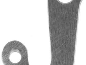 Держатель заднего переключателя "петух" Meta №174 фрезерованный (серебристый)