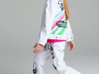 Куртка текстильная джинсовая для девочек